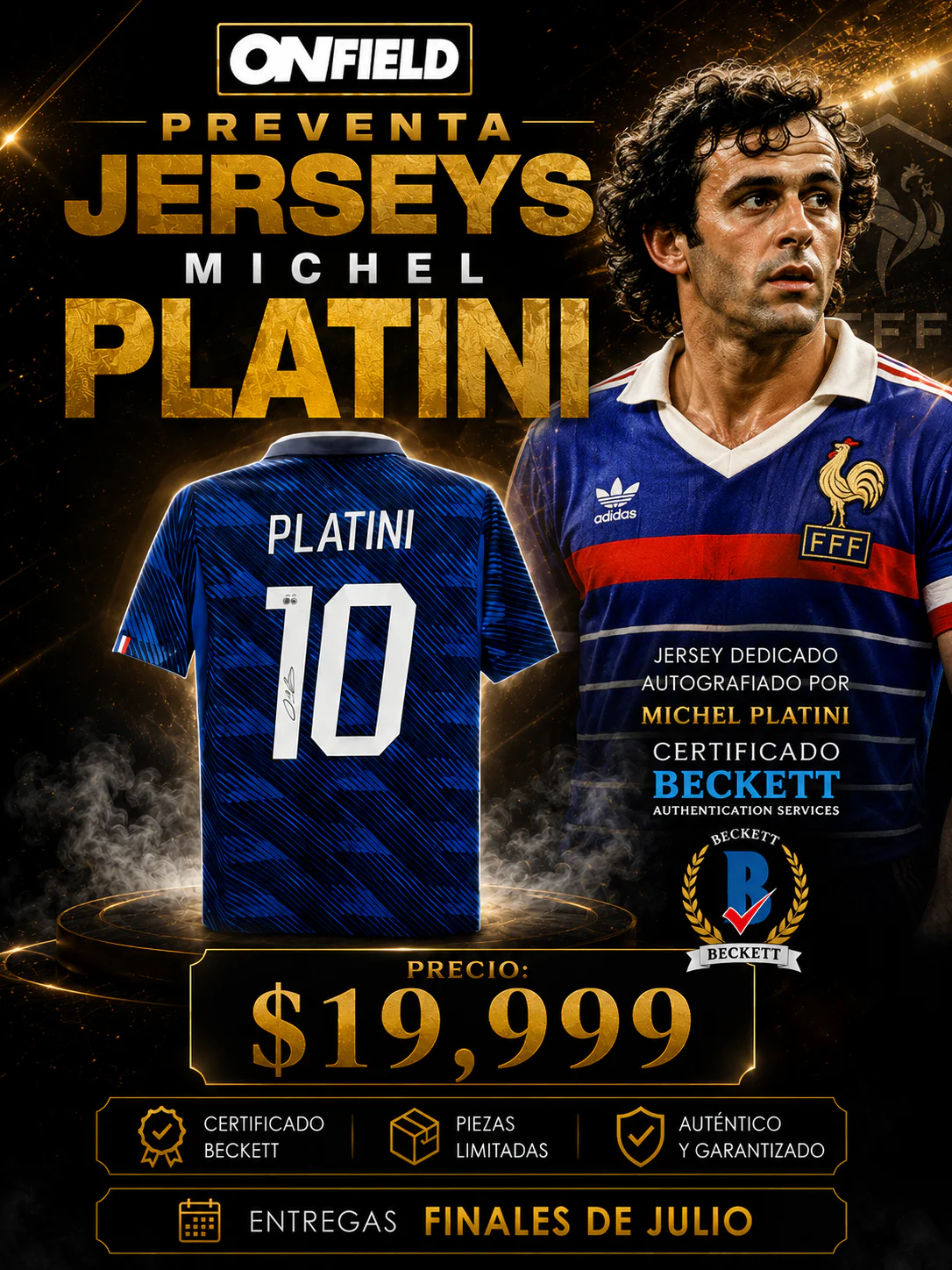 PREVENTA Jersey Michel Platini 2026