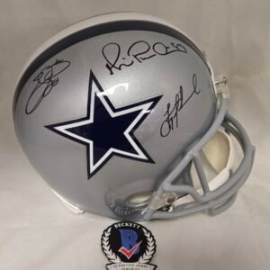 PREVENTA Casco Cowboys Irvin, Smith & Aikman Beckett
