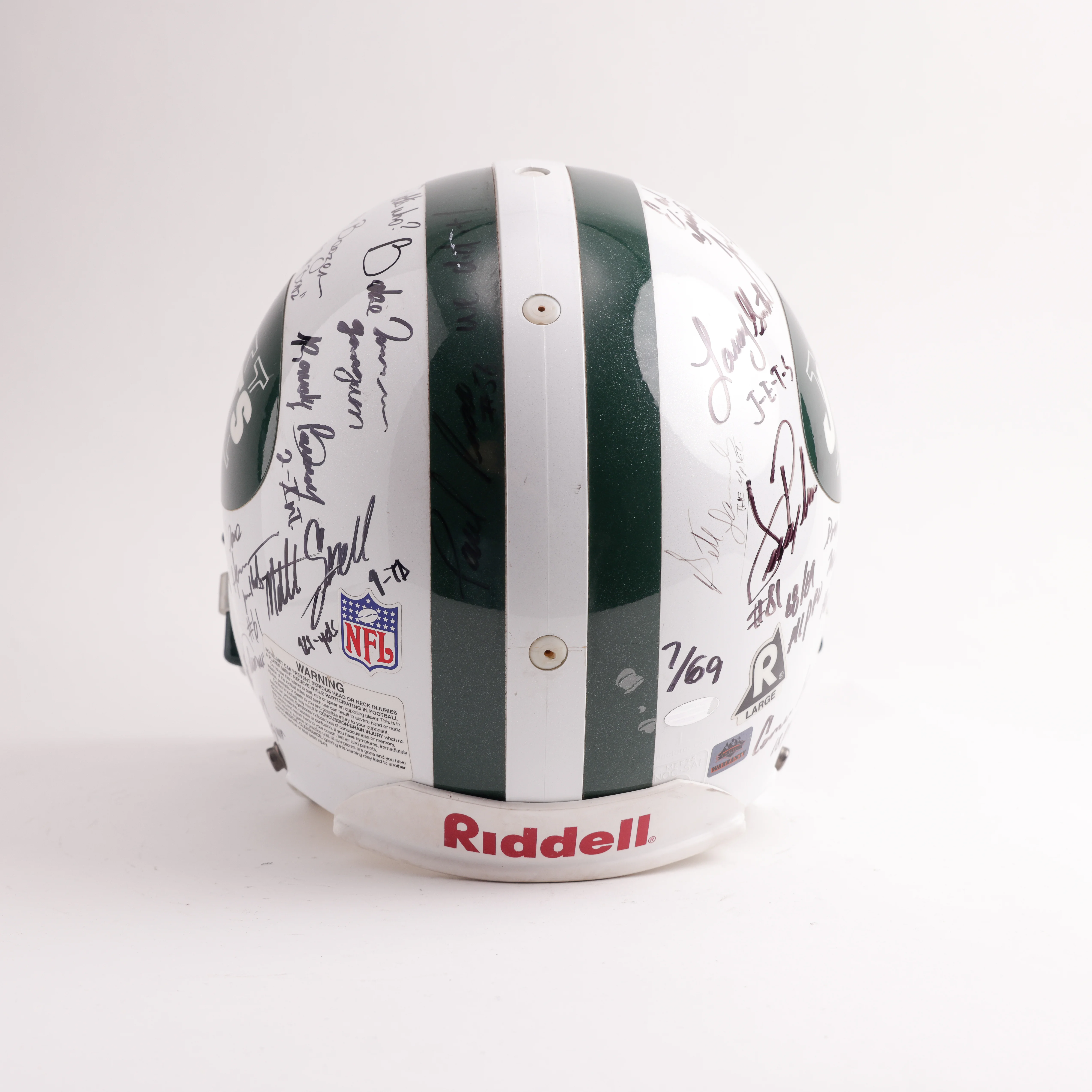 Leyendas Jets (Joe Namath, Curtis Martin, Darrelle Revis, etc.) - limitada a 69 - Image 4