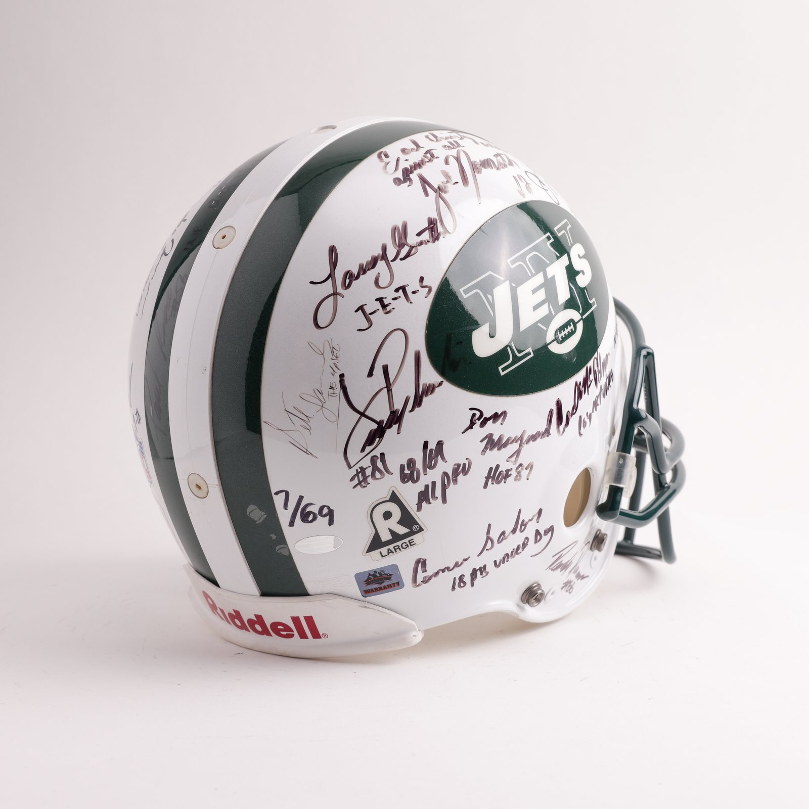 Leyendas Jets (Joe Namath, Curtis Martin, Darrelle Revis, etc.) - limitada a 69 - Image 5