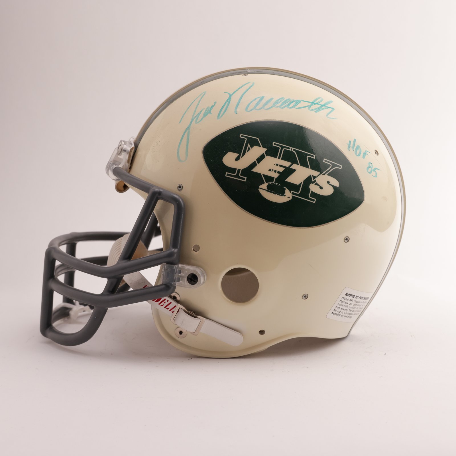 Joe Namath, inscripciones
