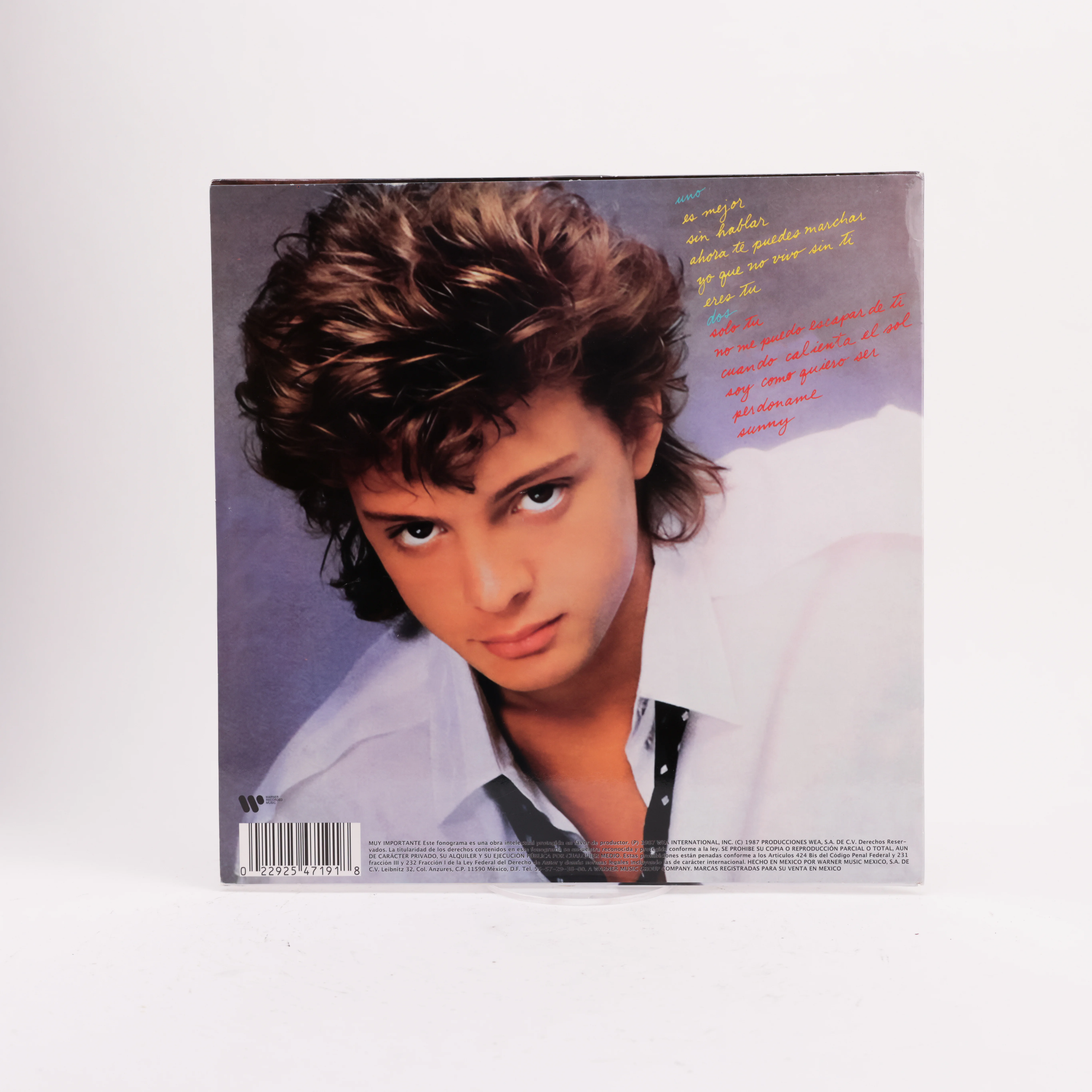 LP Luis Miguel 87' Música - Image 2