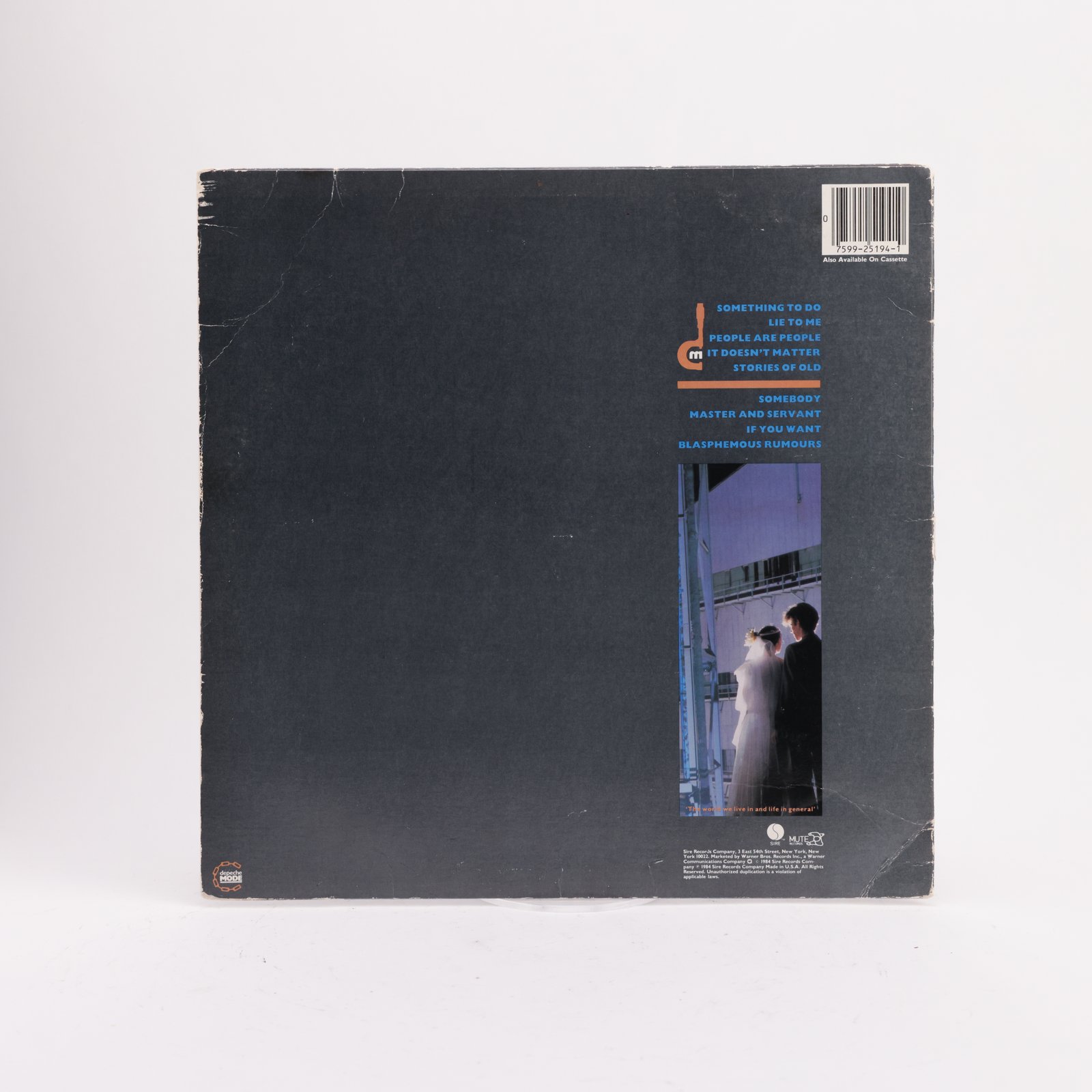 LP Depeche Mode (Martin Gore) Some Great Reward Música - Image 2