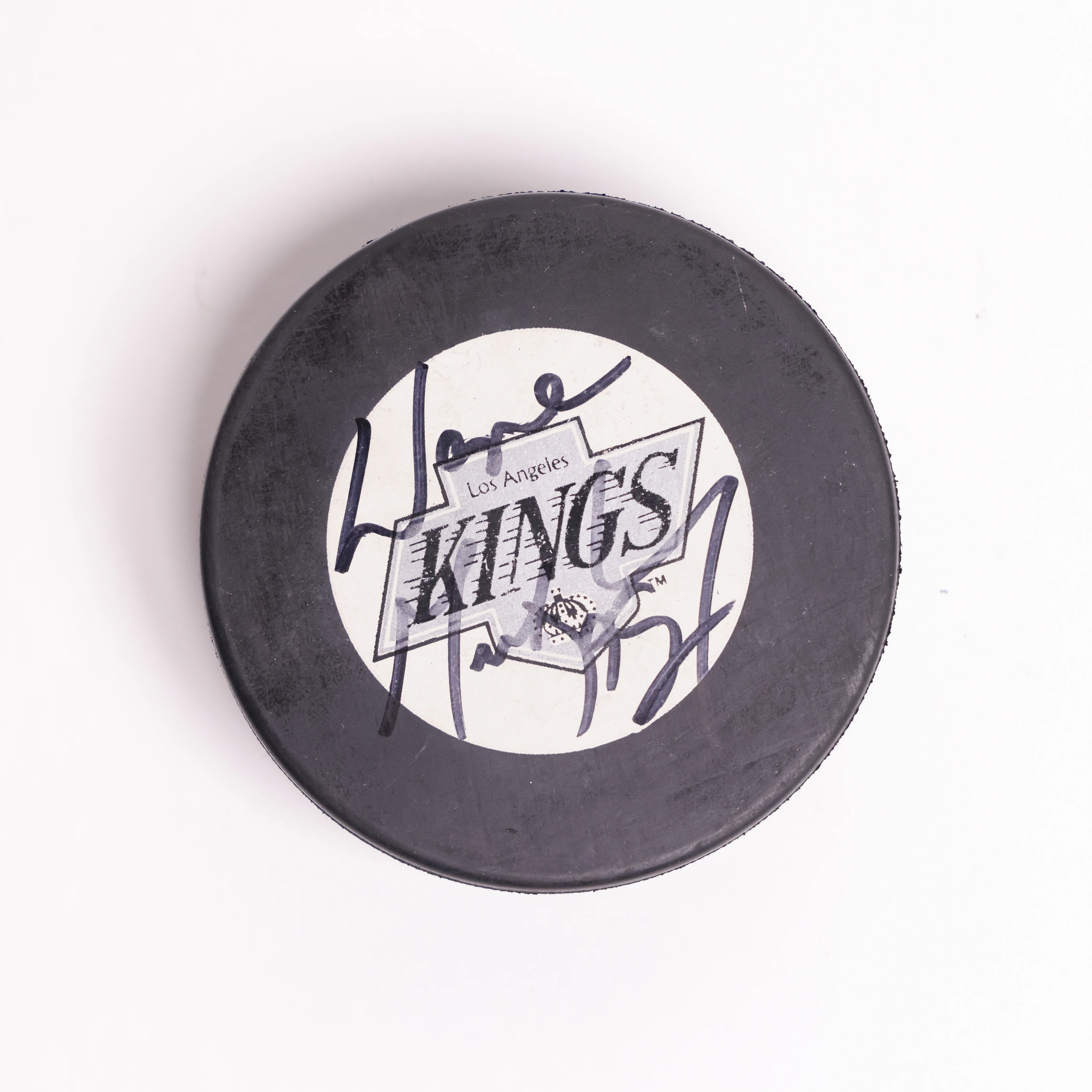 Puck Wayne Gretzky KINGS