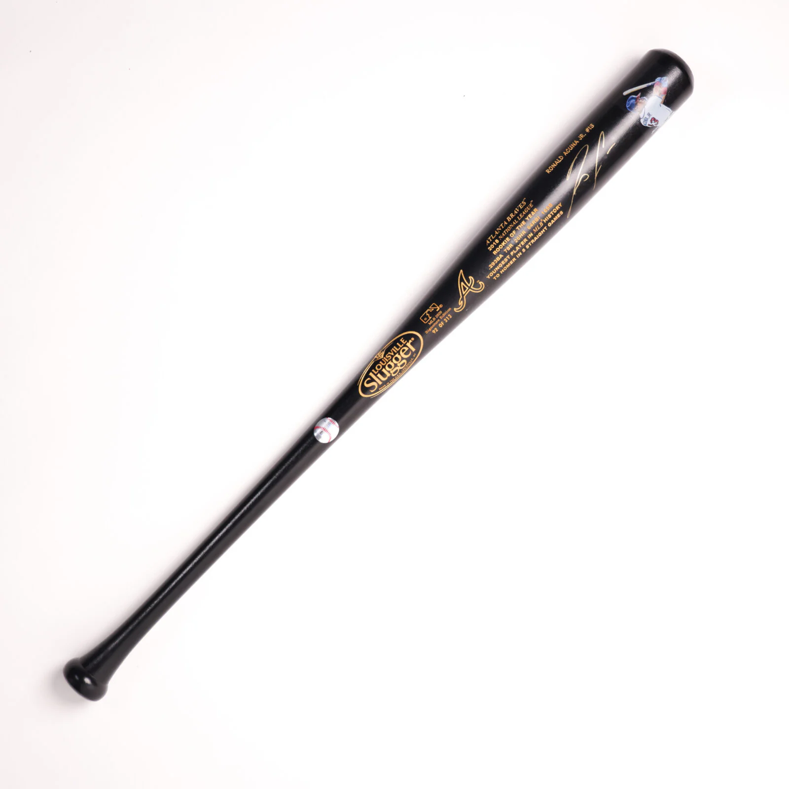 Bat Ronald Acuña Jr Atlanta Braves MLB
